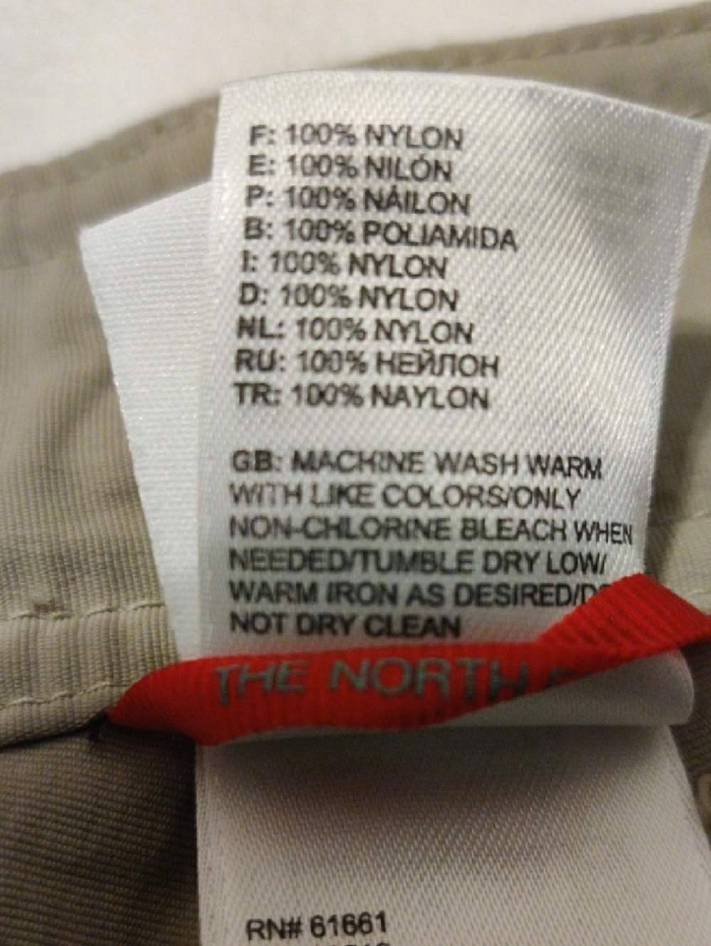 The North Face Embroidered Logo Jacket in Light Beige - Picture 12 of 16